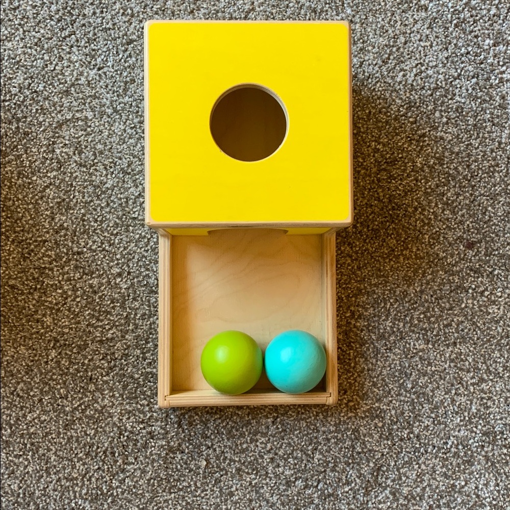Lovevery Ball Drop Box and Wood Ball Set